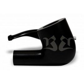 Cachimbo Bertoldi BB Liso Preto Curvo Filtro Permanente